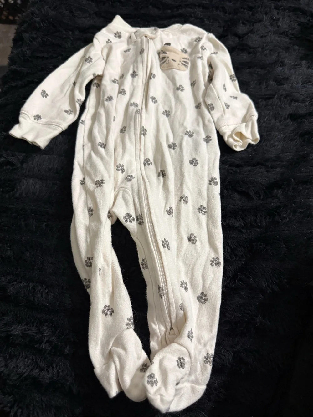 Carter's Girls' One-Piece Footies - Pink, Mint, Navy, Gray, Cream Bundle 6-9M